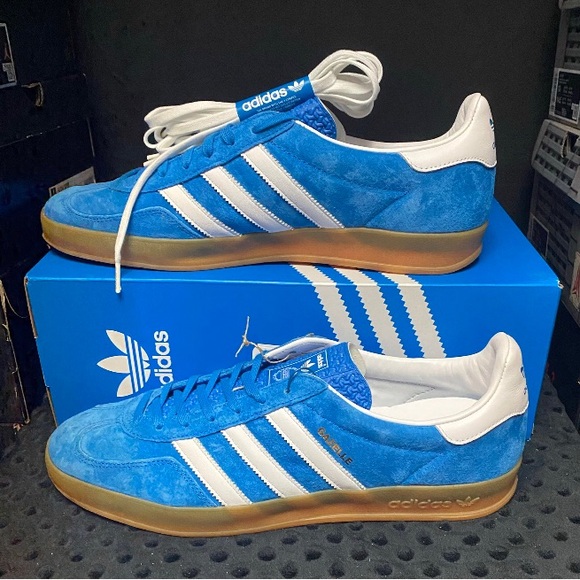 Adidas Gazelle Other - Adidas Gazelle Indoor “Blue Bird Gum” (2022 release) HO6260 12.5M DS NWT